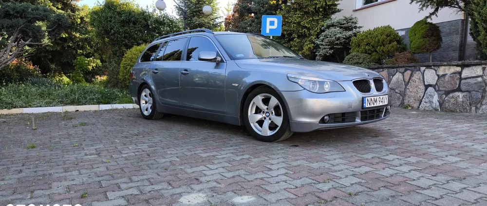 warmińsko-mazurskie BMW Seria 5 cena 16800 przebieg: 348220, rok produkcji 2005 z Rawicz